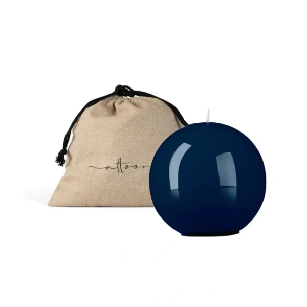 5 INCH HIGH GLOSS CANDLE SPHERE - BLUE - cozylivehome.com | we sell a wide range of comfortable household items* Giftware