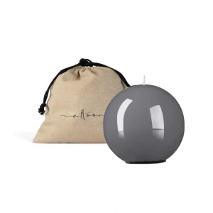 5 INCH HIGH GLOSS CANDLE SPHERE - GRAY - cozylivehome.com | we sell a wide range of comfortable household items* Giftware
