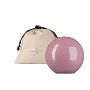 5 INCH HIGH GLOSS CANDLE SPHERE - RASPBERRY - cozylivehome.com | we sell a wide range of comfortable household items* Giftware