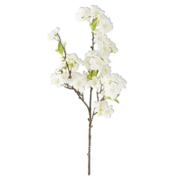 19.5 INCH WHITE CHERRY BLOSSOM SPRAY - cozylivehome.com | we sell a wide range of comfortable household items* Giftware