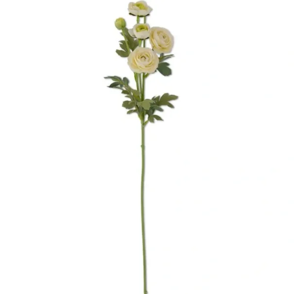 26 Inch White Ranunculus Spray - cozylivehome.com | we sell a wide range of comfortable household items* Giftware