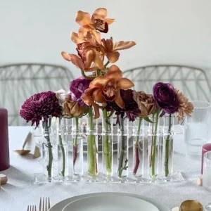 J-CVGT-9 GLASS CYLINDER VASE 9 TUBES - cozylivehome.com | we sell a wide range of comfortable household items* Giftware
