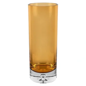 K2213 AMBER CYLINDER 10" VASE - cozylivehome.com | we sell a wide range of comfortable household items* Giftware