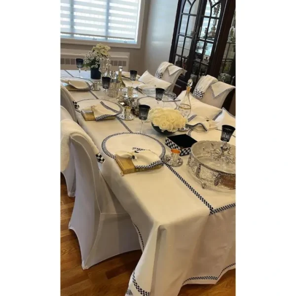 Shop All^Kenzie Checkered Tablecloth Edged - cozylivehome.com | we sell a wide range of comfortable household items
