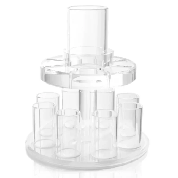KF-R-W/C Kiddush Fountain Set - White & Clear - cozylivehome.com | we sell a wide range of comfortable household items* Giftware