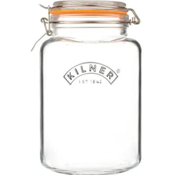 Shop All^KILNER SQUARE CLIP TOP JAR 102 OZ - cozylivehome.com | we sell a wide range of comfortable household items
