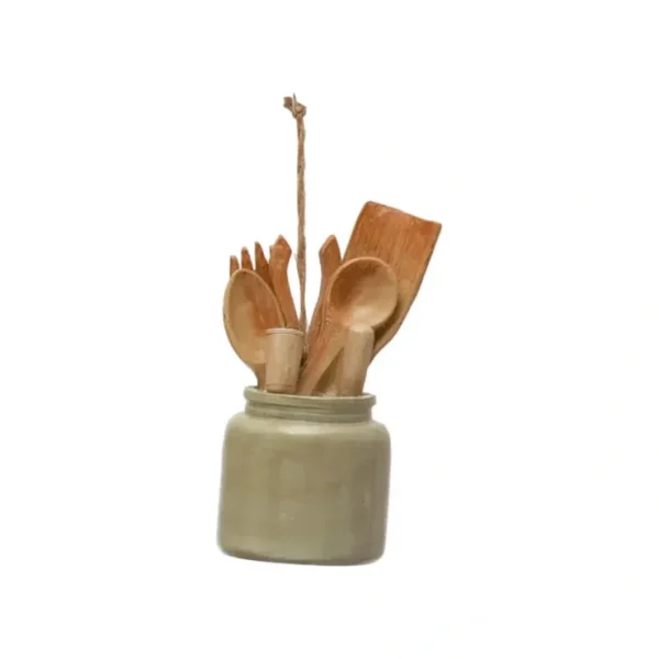 Kitchen Utensil Crock Holiday Ornament - cozylivehome.com | we sell a wide range of comfortable household items* Ornament