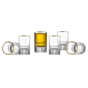 48261 LATITUDE SHOOTERS W/GOLD B S/6 - cozylivehome.com | we sell a wide range of comfortable household items* Giftware