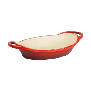 Shop All^LODGE ENAMELED CAST IRON OVAL SERVER 2 QT RED - cozylivehome.com | we sell a wide range of comfortable household items