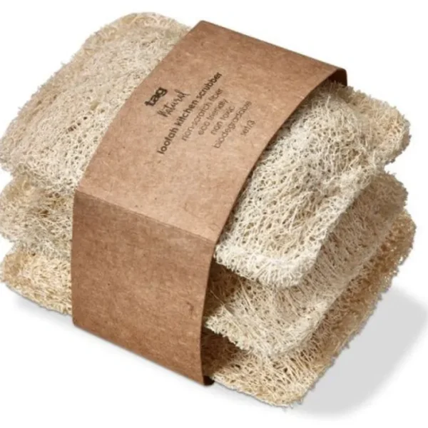 Shop All^Loofah Kitchen Scrubbers set/3 - cozylivehome.com | we sell a wide range of comfortable household items
