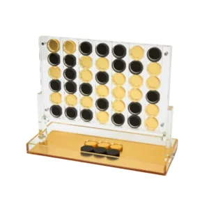 LUCITE CONNECT 4 GAME SET - GOLD BASE - cozylivehome.com | we sell a wide range of comfortable household items* Giftware