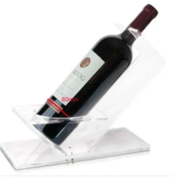 Lucite Wine Bottle Holder With Marble Accent - cozylivehome.com | we sell a wide range of comfortable household items* Giftware