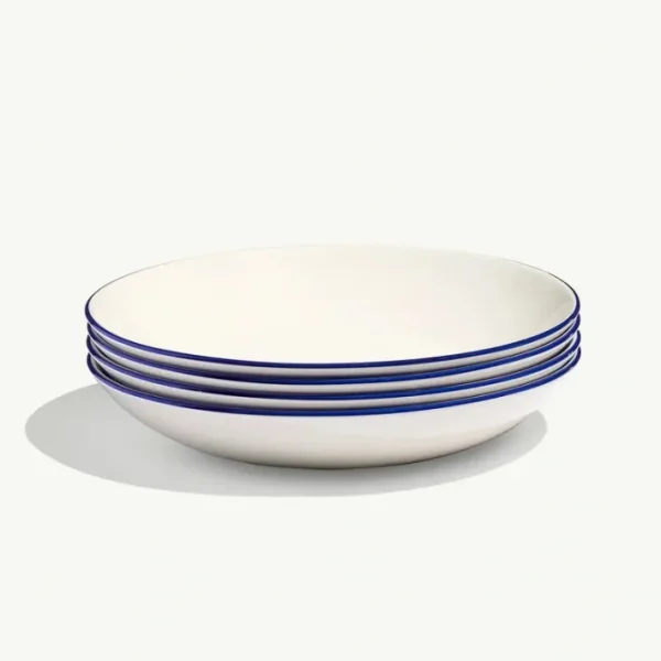 Shop All^Made in Entrée Bowls, Navy Rim 10" - cozylivehome.com | we sell a wide range of comfortable household items