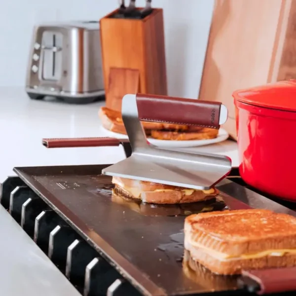Shop All^Made in Grill Press w/ Leather Handles - cozylivehome.com | we sell a wide range of comfortable household items