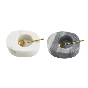 50694-1 MARBLE SALT/PEPPER CELLAR White - cozylivehome.com | we sell a wide range of comfortable household items* Giftware