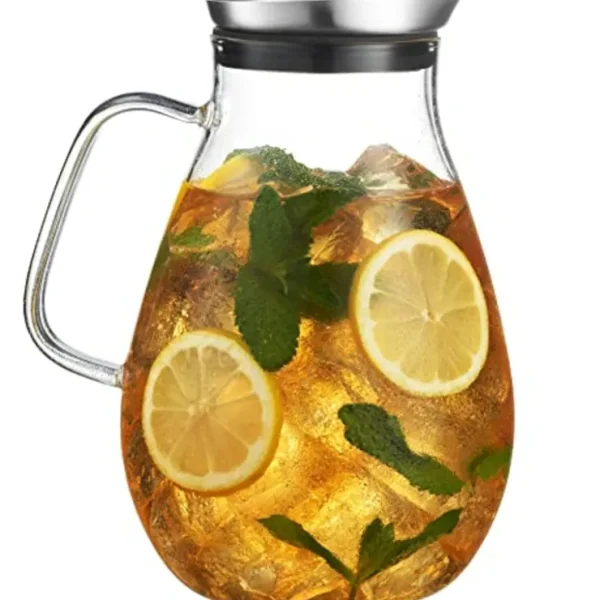 MK-84PITCH 84- OZ Glass Pitcher With Stainless Steel Lid - cozylivehome.com | we sell a wide range of comfortable household items* Giftware