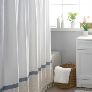 Moda At Home Solitude Shower Curtain Waffle - cozylivehome.com | we sell a wide range of comfortable household items* Shop All