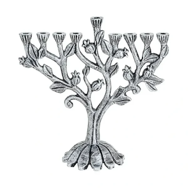 Modern Tree of Life Menorah with Pomegranates - cozylivehome.com | we sell a wide range of comfortable household items* Shop All