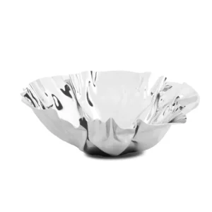 MSB1033 12.5" Round Stainless Steel Wavy Design Serving Bowl - cozylivehome.com | we sell a wide range of comfortable household items* Giftware