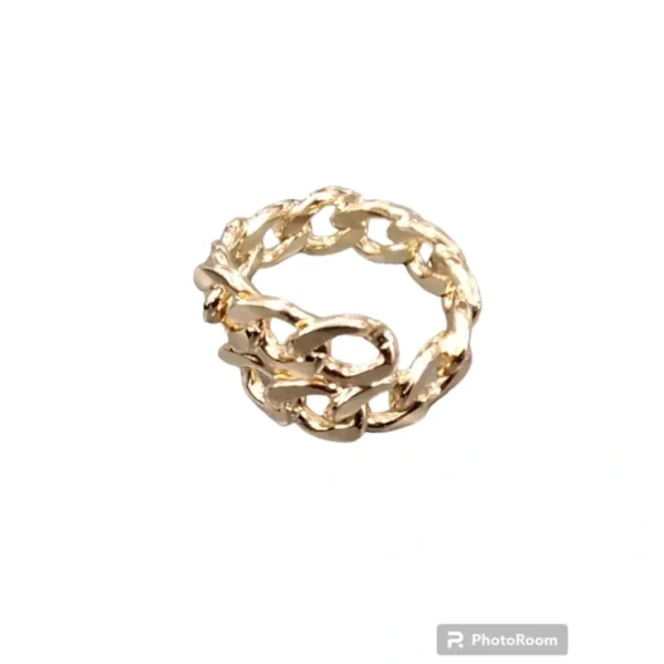 Oval chain Napkin Ring Gold - cozylivehome.com | we sell a wide range of comfortable household items* Shop All