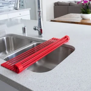 OVER THE SINK ROLL UP DRYING MAT RED - cozylivehome.com | we sell a wide range of comfortable household items* Shop All