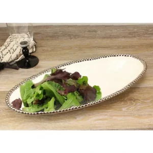 Pampa Bay Medium Oval Serving Piece CER-2027-W - cozylivehome.com | we sell a wide range of comfortable household items* Giftware