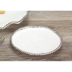 Pampa Bay Round Appetizer/Dessert Plate CER-2258-W - cozylivehome.com | we sell a wide range of comfortable household items* Giftware