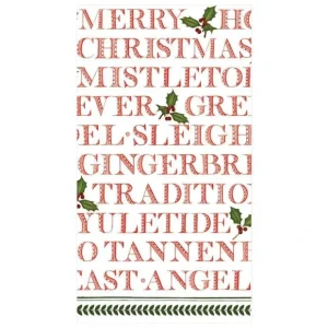 PAPER GUEST TOWEL YULETIDE CHEER - cozylivehome.com | we sell a wide range of comfortable household items* Shop All