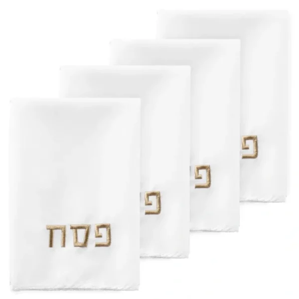 PE-NPK-GO Pesach Napkin - Gold Set Of 4 - cozylivehome.com | we sell a wide range of comfortable household items* Shop All