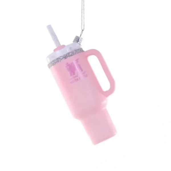Pink Beverage Tumbler Ornament - cozylivehome.com | we sell a wide range of comfortable household items* Ornament