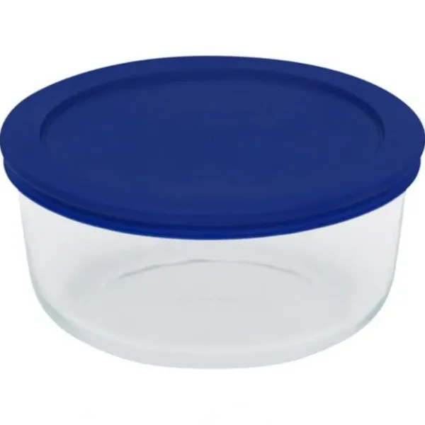 Pyrex 4 Cup Round Blue Cover - cozylivehome.com | we sell a wide range of comfortable household items* Shop All