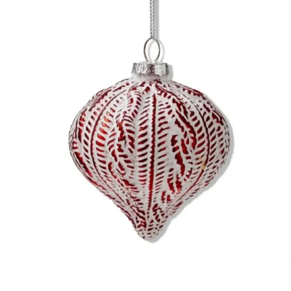 Red Antique Wide Drop Ornament - cozylivehome.com | we sell a wide range of comfortable household items* Ornament