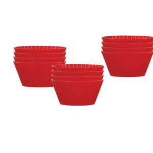 Red Silicone Baking Cups - cozylivehome.com | we sell a wide range of comfortable household items* Shop All