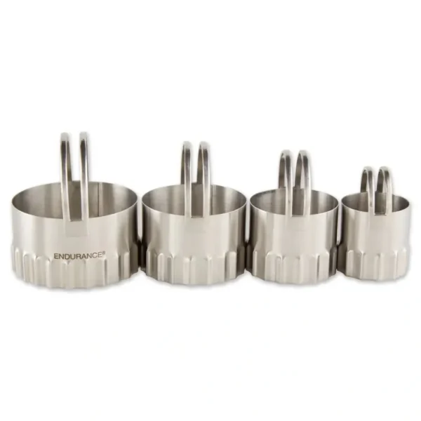ROUND RIPPLED BISCUIT CUTTERS SET/4 - cozylivehome.com | we sell a wide range of comfortable household items* Shop All