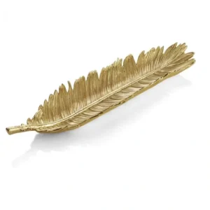 Sago Palm Bread Plate Gold - cozylivehome.com | we sell a wide range of comfortable household items* Giftware