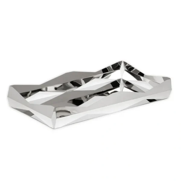 SD2538 Stainless Steel Oblong Tray with V Design - 15.75"L x 8"W - cozylivehome.com | we sell a wide range of comfortable household items* Giftware