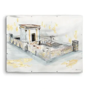 SD-VP-PJ-BHM-12X7 Bais Hamikdash By Judy Vinyl Sukkah Decoration - cozylivehome.com | we sell a wide range of comfortable household items* Shop All