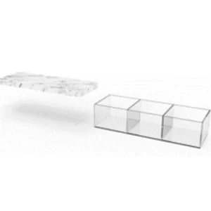 3 Sectional High With Cover Rectangle White Marble Trim - cozylivehome.com | we sell a wide range of comfortable household items* Giftware