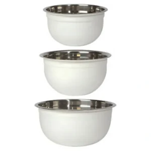 Set/3 Mixing Bowls White - cozylivehome.com | we sell a wide range of comfortable household items* Housewares
