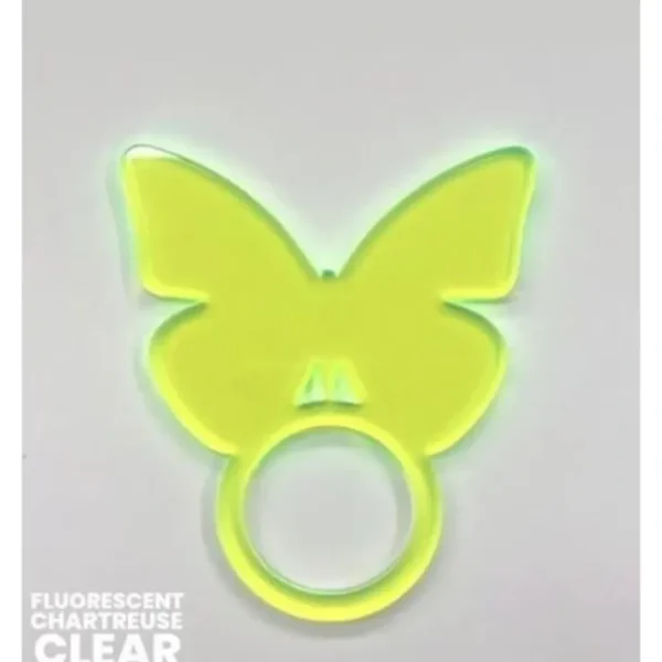 Set of 4 Fluorescent Chartreuse Butterfly Napkin Ring - cozylivehome.com | we sell a wide range of comfortable household items* Shop All