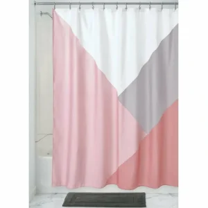 Shower Curtain Blush Colorblock - cozylivehome.com | we sell a wide range of comfortable household items* Shop All