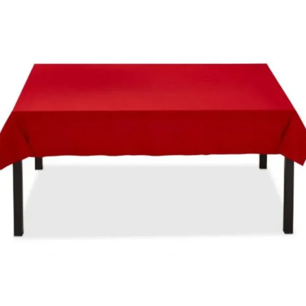 Slub Red Table Cloth - cozylivehome.com | we sell a wide range of comfortable household items* Shop All