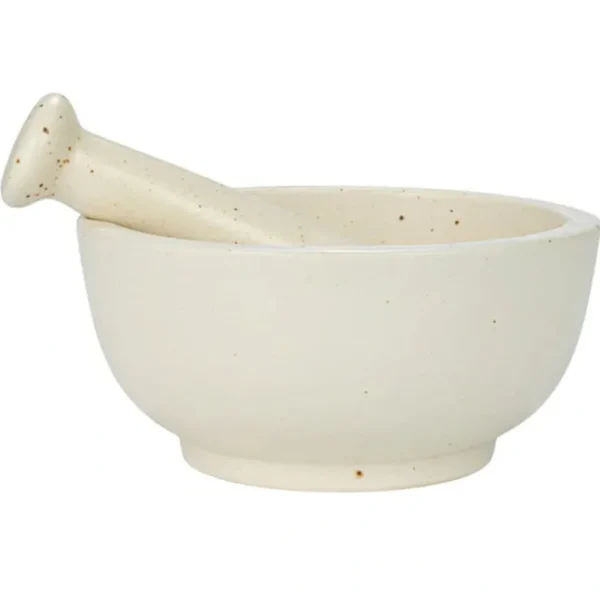 Speckled Stoneware Mortar & Pestle Set - cozylivehome.com | we sell a wide range of comfortable household items* Shop All