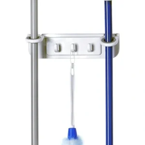 Spectrum White Mop & Broom Organizer - cozylivehome.com | we sell a wide range of comfortable household items* Shop All