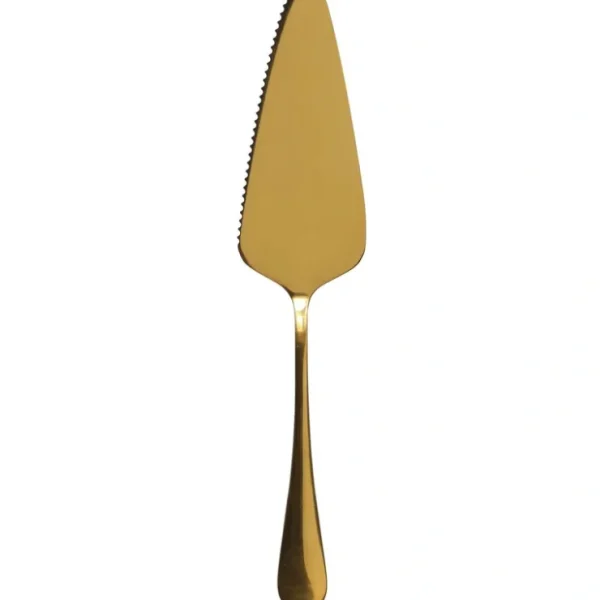 Stainless Steel Cake Server w/ Gold Electroplating - cozylivehome.com | we sell a wide range of comfortable household items* Shop All