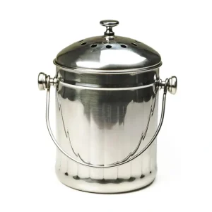 STAINLESS STEEL COMPOST PAIL 1/2 GALLON - cozylivehome.com | we sell a wide range of comfortable household items* Shop All