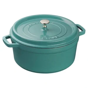 STAUB COCOTTE 5.5 QT ROUND TURQUOISE - cozylivehome.com | we sell a wide range of comfortable household items* Shop All