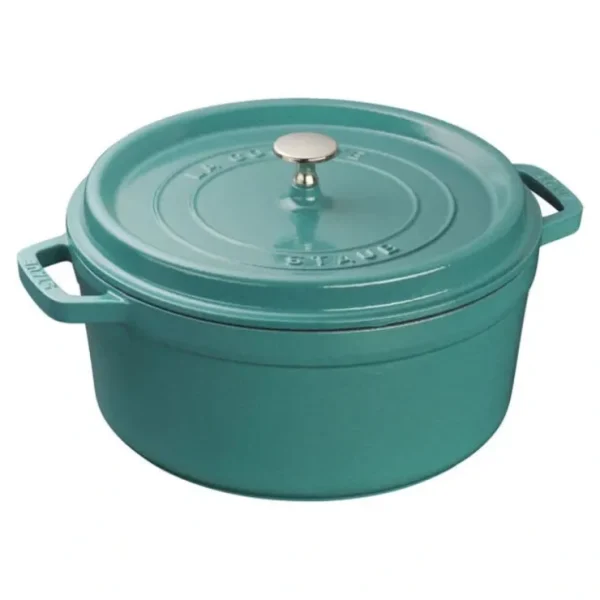 STAUB COCOTTE 5.5 QT ROUND TURQUOISE - cozylivehome.com | we sell a wide range of comfortable household items* Shop All