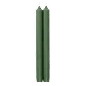 STRAIGHT TAPERS 10" HUNTER GREEN - PK 2 - cozylivehome.com | we sell a wide range of comfortable household items* Shop All