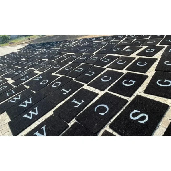 TAJ Design Monogrammed Doormat H - cozylivehome.com | we sell a wide range of comfortable household items* Shop All
